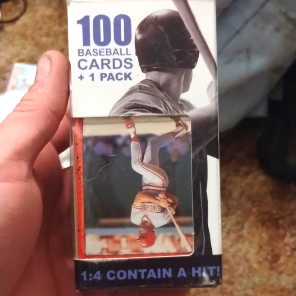 Baseball jumbo box collector cards